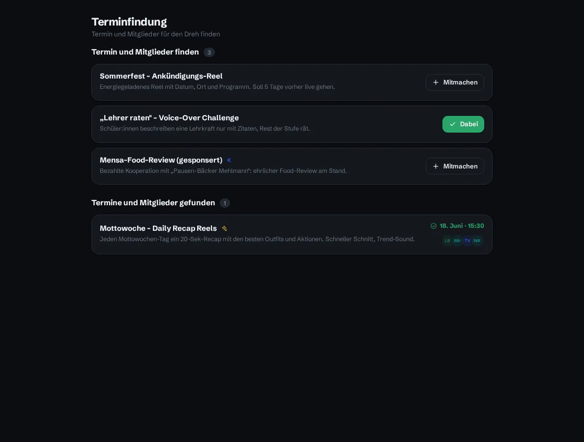 Terminfindung