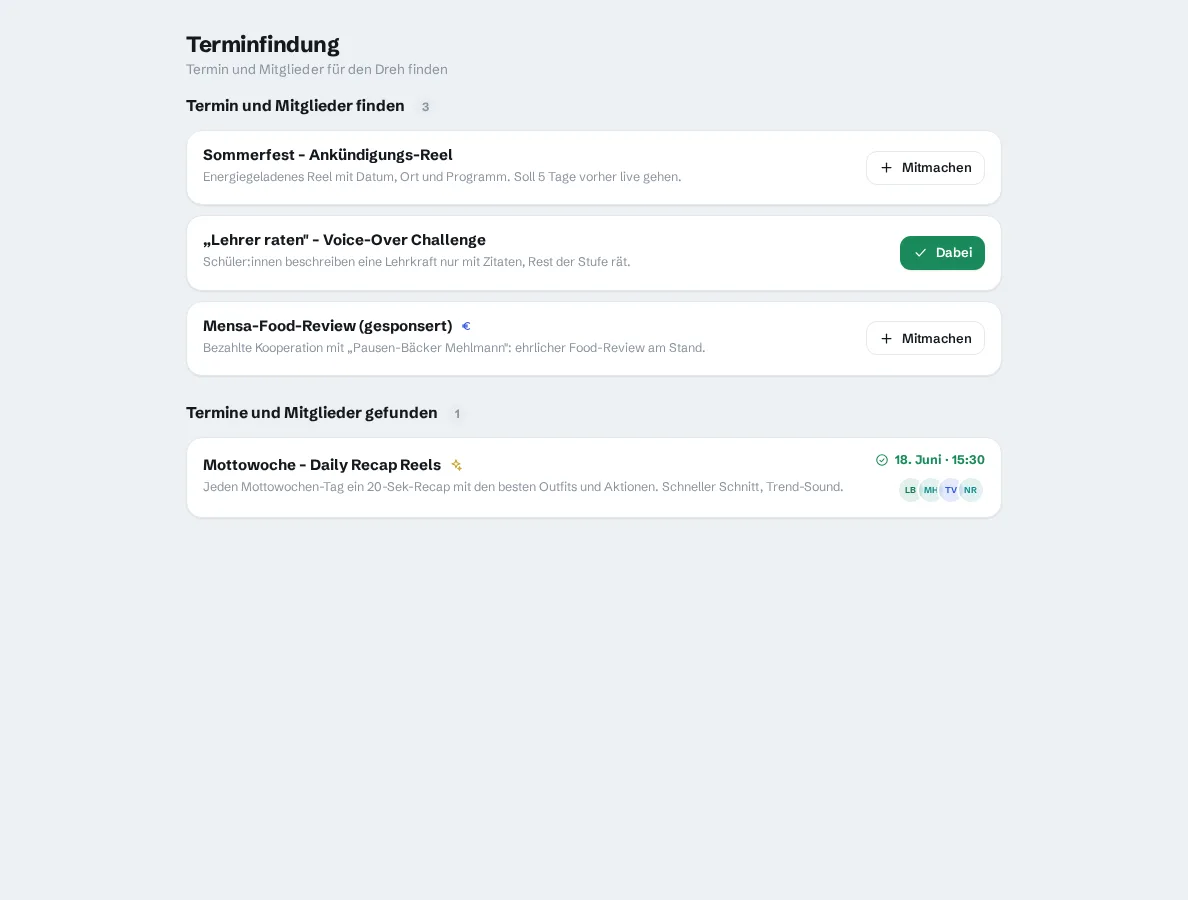 Terminfindung